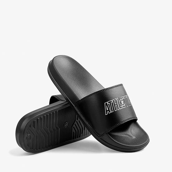 (TERBARU) Athletica Official Shop - Outline Black | Slippers | Sandal Pria
