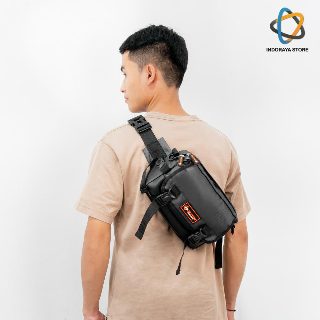 Tas Selempang Pria Terbaru Tas Pinggang Dada Multifungsi Waist Bag Pria Termurah Tas Rompi Pria