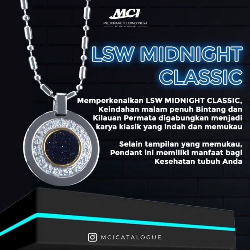 Kalung LSW Midnight classic original MCI