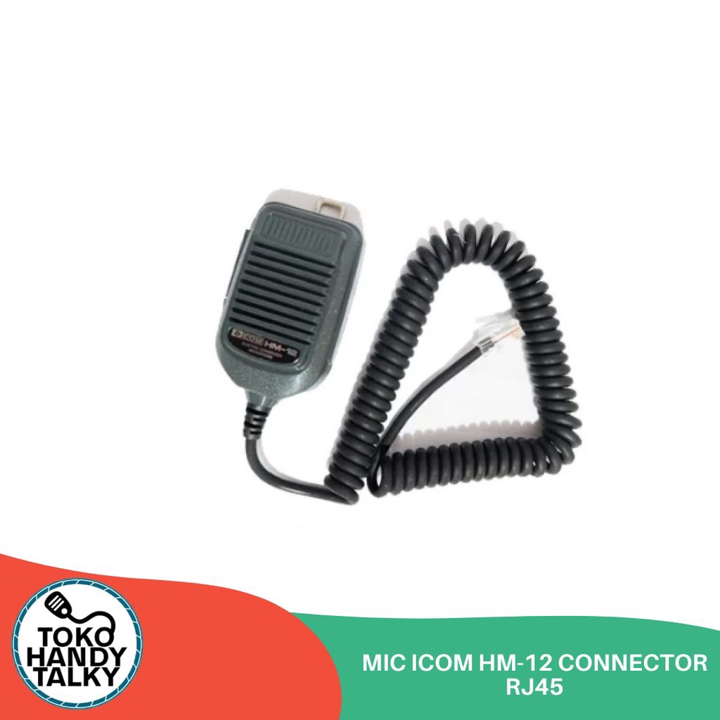 MIC RADIO RIG ICOM HM-12 CONNECTOR RJ45 NEW