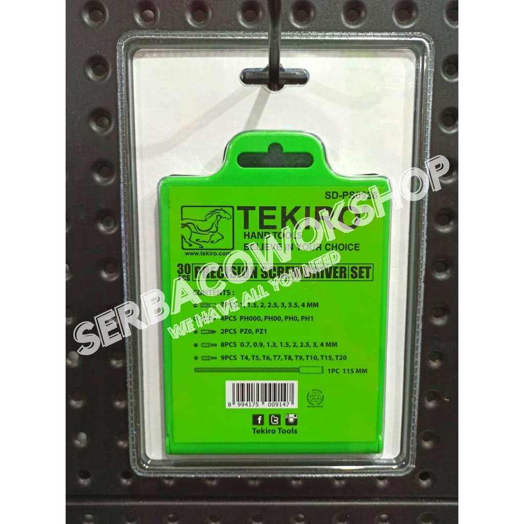 Tekiro Obeng Set Presisi 30 Pcs Precision Screwdriver Set Termurah Berkualitas