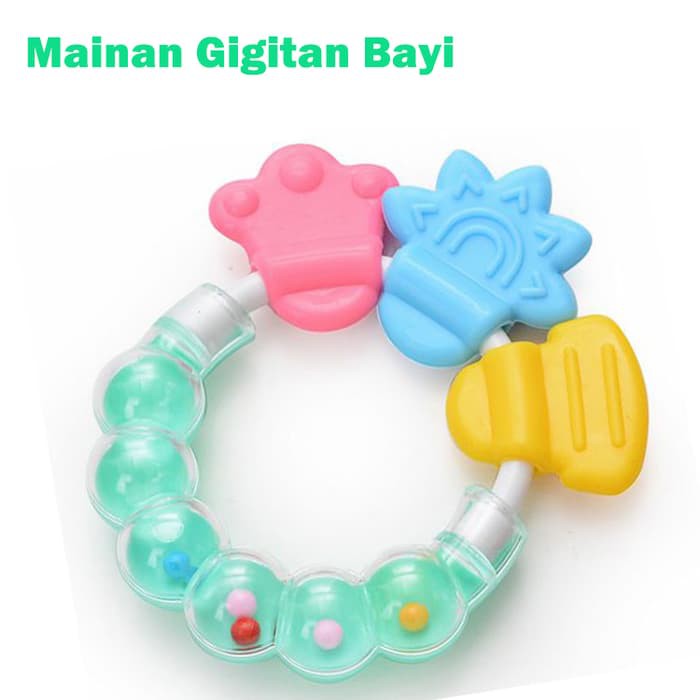 Mainan Gigitan Bayi/Baby Teether/Gigitan baby /Teether Babytom B8041