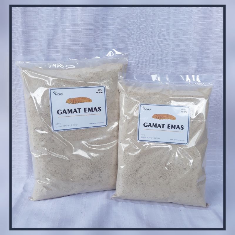 Serbuk Gamat Emas 250 gram / Gamat Mas Bubuk