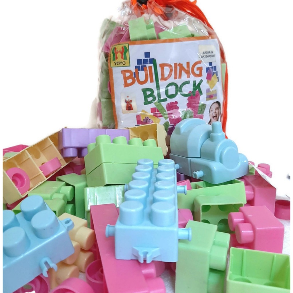 Mainan Edukasi Anak Lego Block Besar 3,5 Cm BL 75 Smart Bar