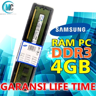 Memory / Ram Pc DDR3 4Gb PC 10600  samsung