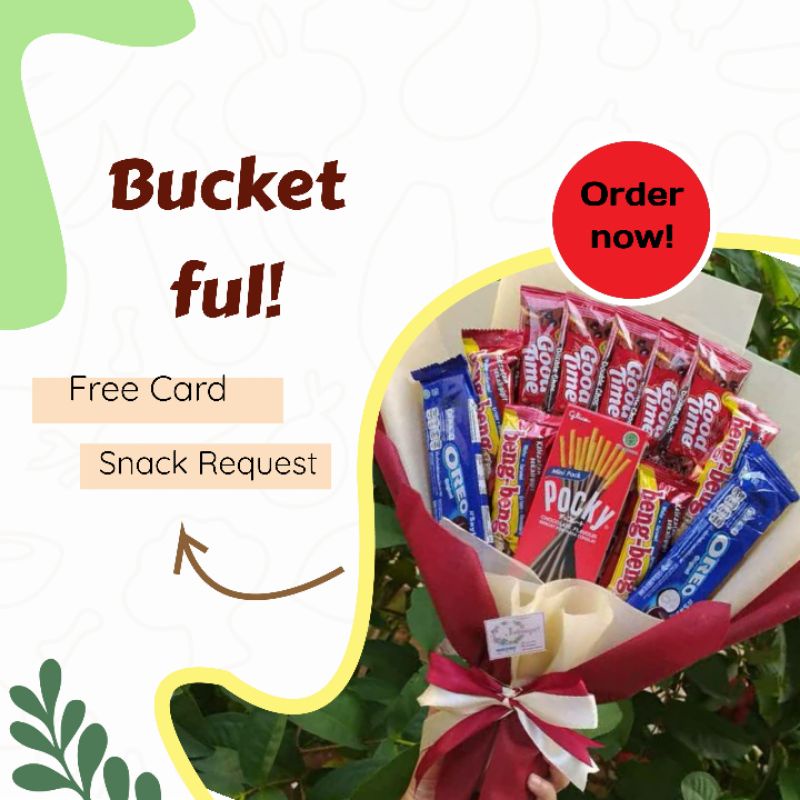 

Buket snack murah request apapun