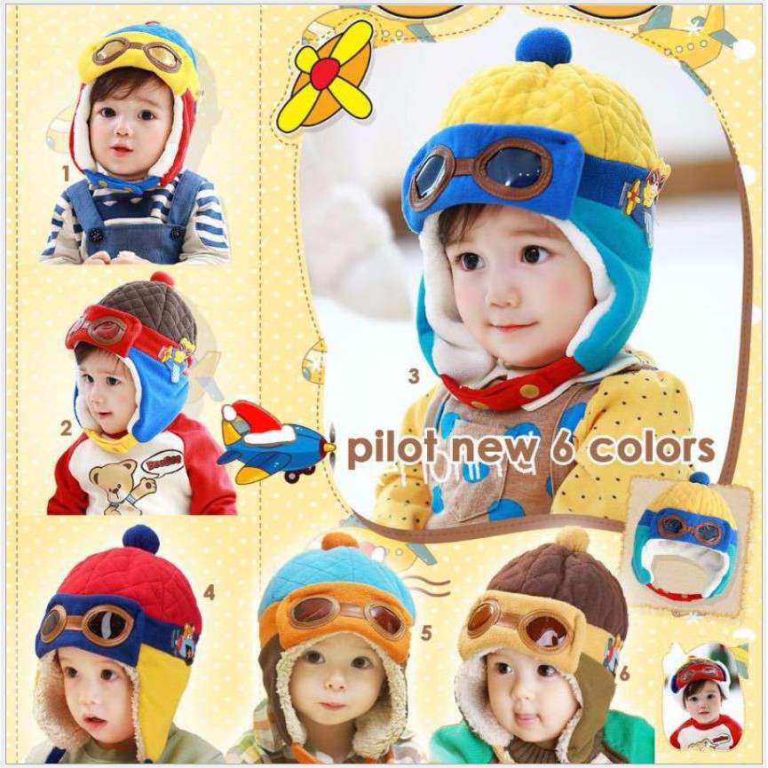 Baby Hat - Topi Pilot