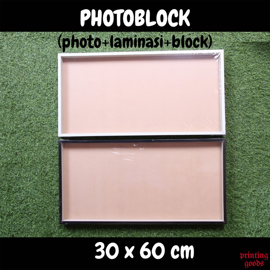 

PAKET CETAK PHOTOBLOCK UKURAN 30 x 60 cm + LAMINASI + CETAK FOTO