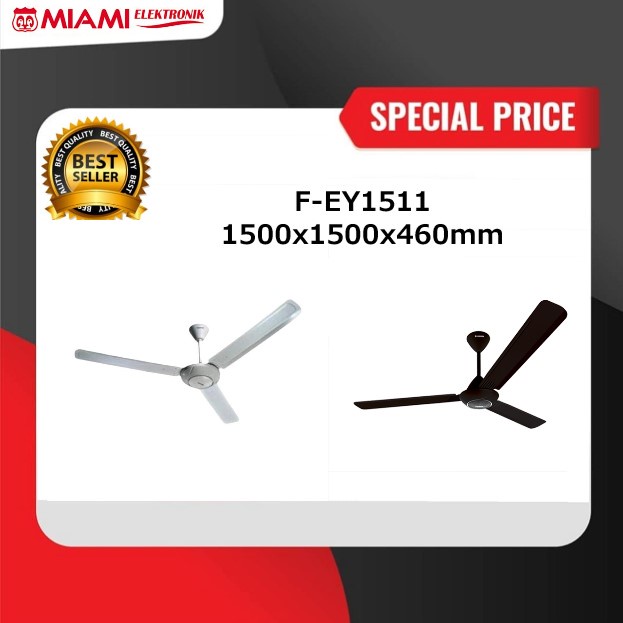 Ceiling Fan Panasonic F-EY1511 Kipas Baling Panasonic FEY1511