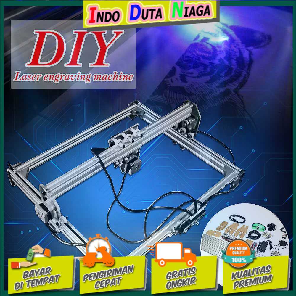 IDN TECH - WOLIKE Laser Engraver CNC Printer DIY DVP6550 3000mW 50x65cm - CN300