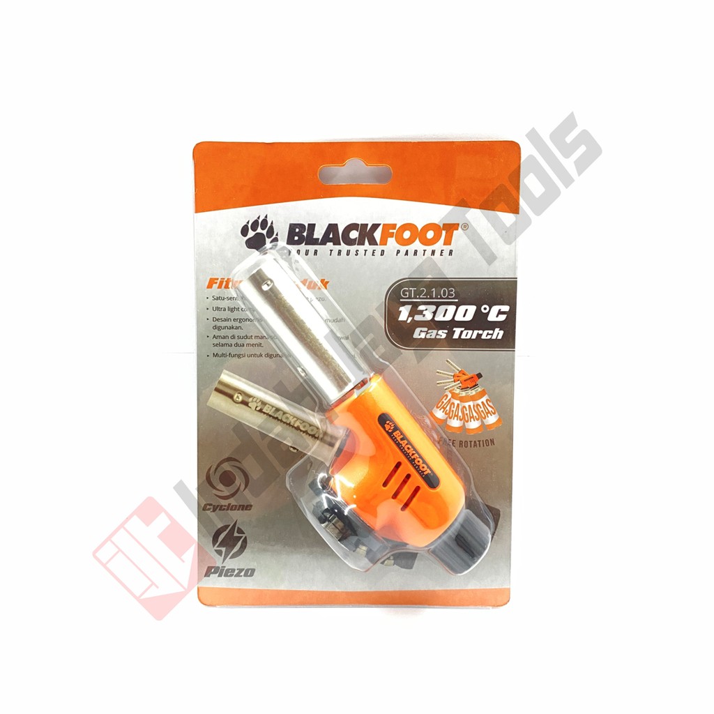 BLACKFOOT Kepala Gas Torch 1300 C - Alat Pemantik Api Las Mini Bakar