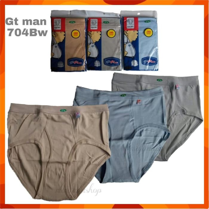 1 Pcs Celana Dalam GT Man 704 BW Size Jumbo -  CD Pria Dewasa | Big size | Extra large