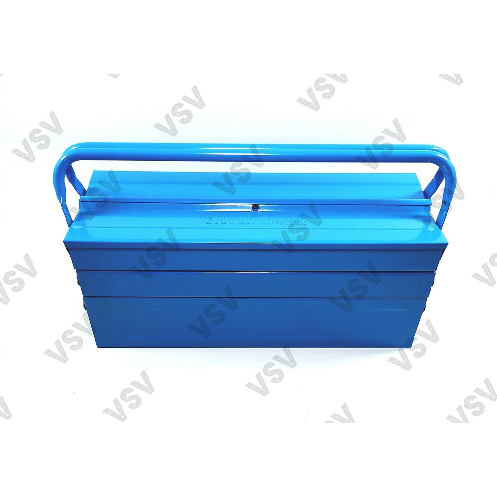 SilverHawk Tool Box 3 susun Tool box besi 54x20x21cm tempat perkakas