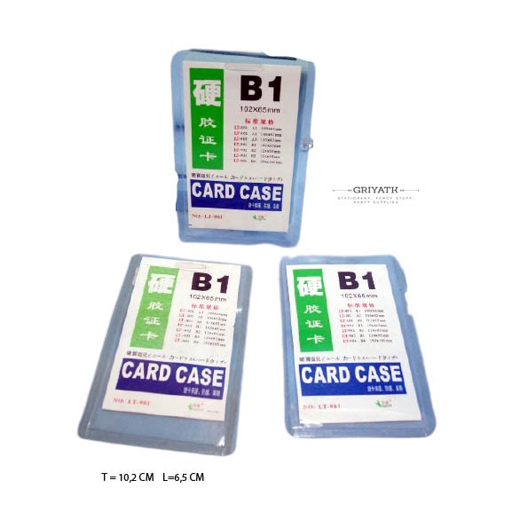 

Plastik Tempat ID Card mika / Tempat Kartu Nama / Name tag (mika Tebal) Tegak