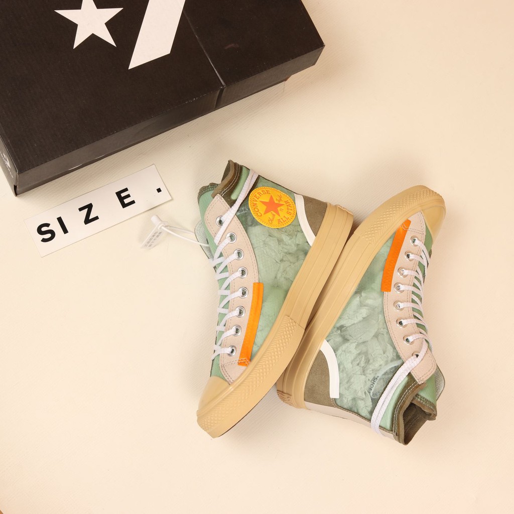 Converse CTAS 1970s X OffWhite Green