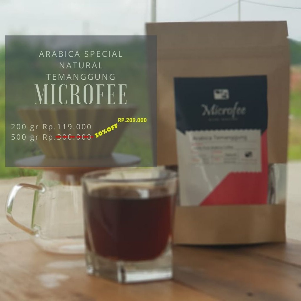 

Microfee arabica special natural Temanggung