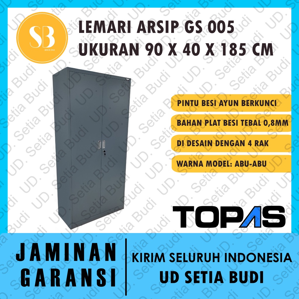 Filling Cabinet Lemari Arsip Besi TOPAS GS 005