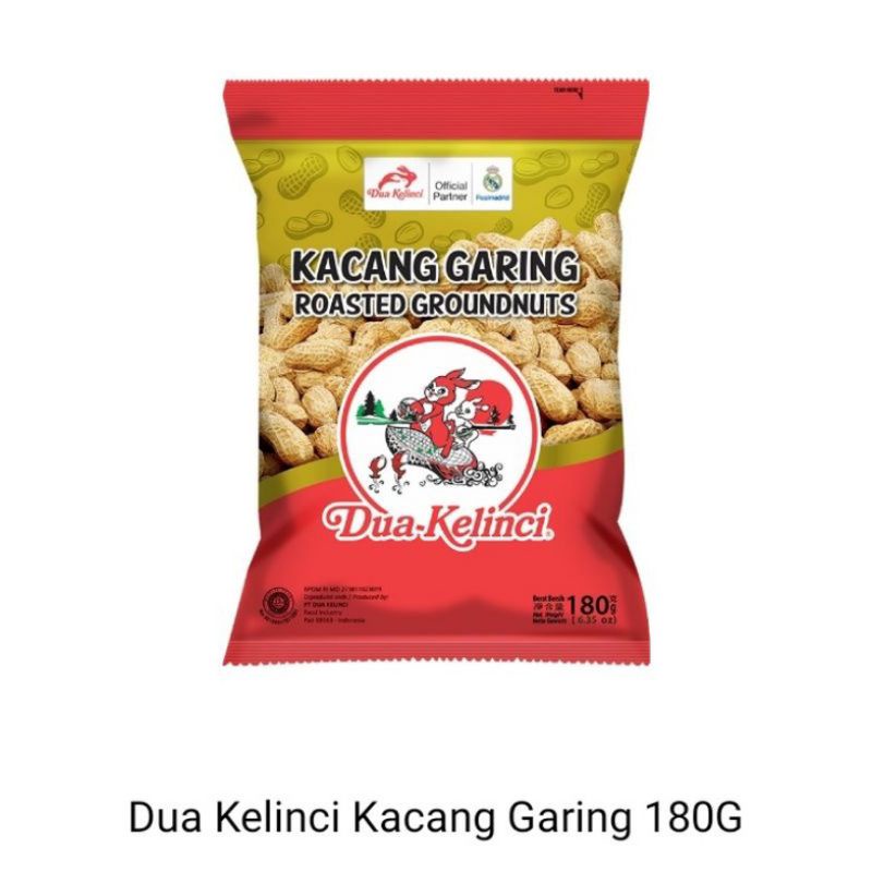 

Dua Kelinci Kacang Garing 180gr