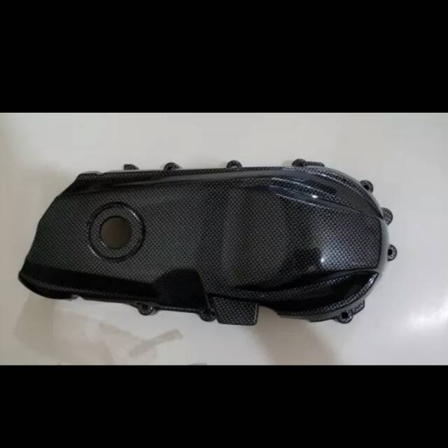 Cover Tutup CVT Beat karbu Scoopy carbu old carbon karbon hitam