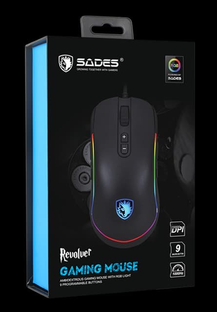 Mouse Gaming Sades Revolver