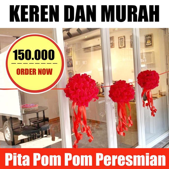 

TURUN HARGA Pita pom pom peresmian murah TL415