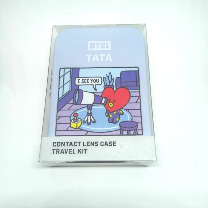

✨ BISA COD ✨ BT21 Contact Lens Case - BTS X Olive Young Original (Ready Stock)