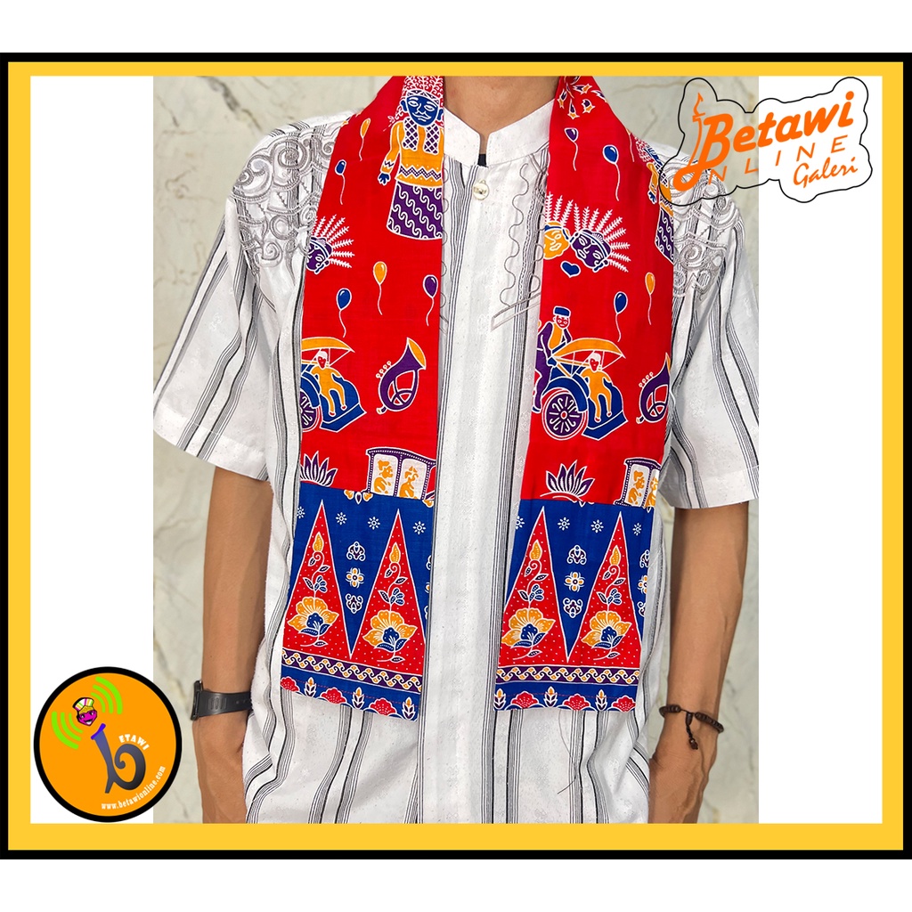 Cukin Syal atau Selempang Kain Batik Betawi-6