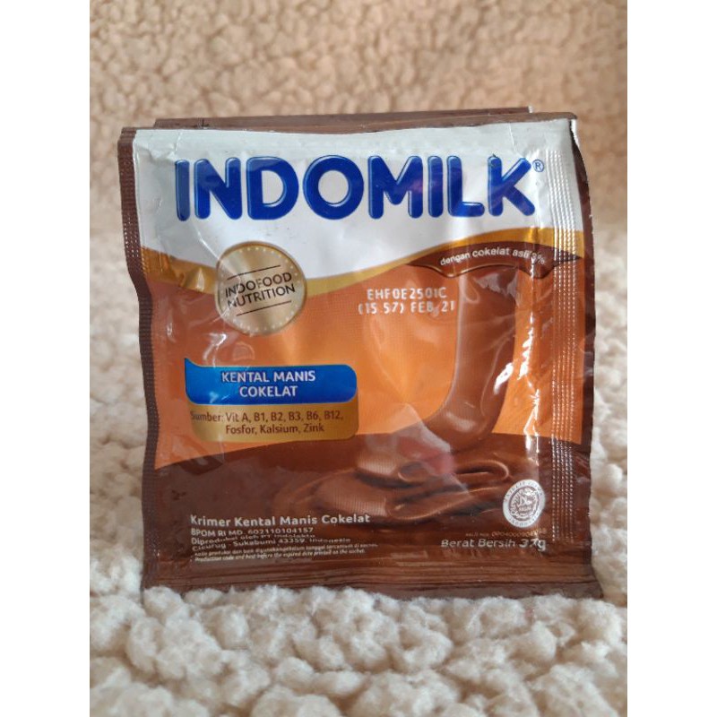 

Indomilk Susu Kental Manis Cokelat 37 gr