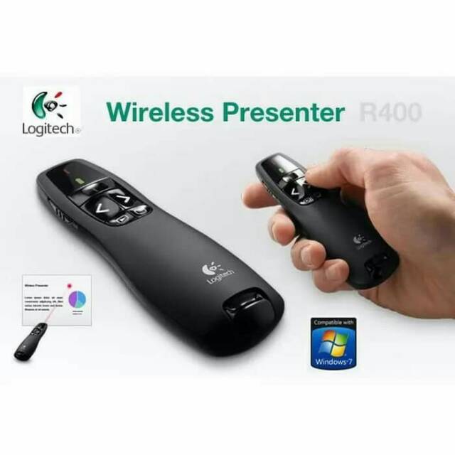 LOGITECH POINTER/WIRELESS LASER POINTER PRESENTASI
