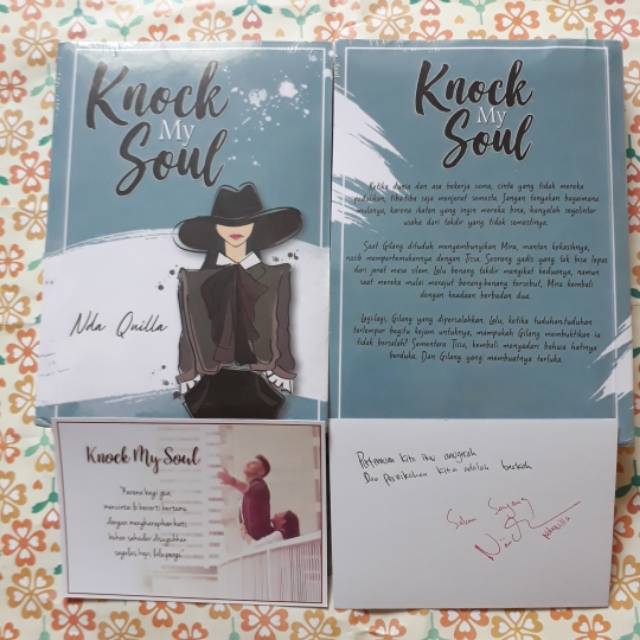 Novel Knock My Soul by Nda Quilla * tanpa postcard *