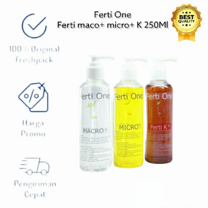 Pupuk Aquascape Ferti One Cair Ferti One Macro Micro Ferti K 250 ml