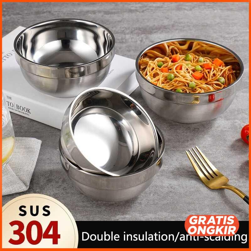 Mangkok Double Insulation 304 Stainless Steel - SGEE1 11.5cm