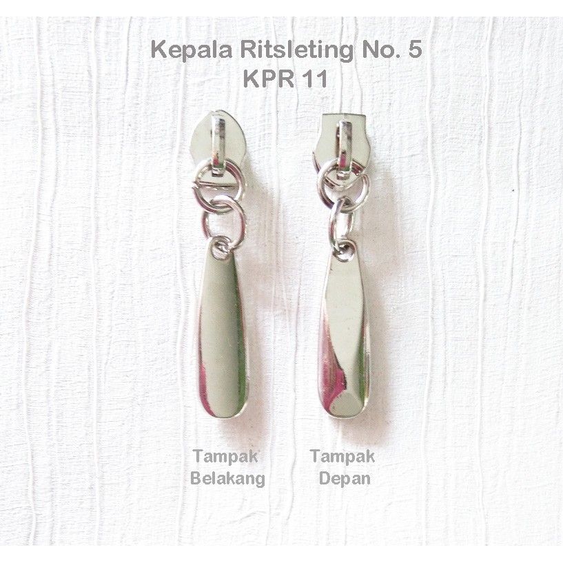 Kepala Resleting / Kepala Ritsleting No. 5