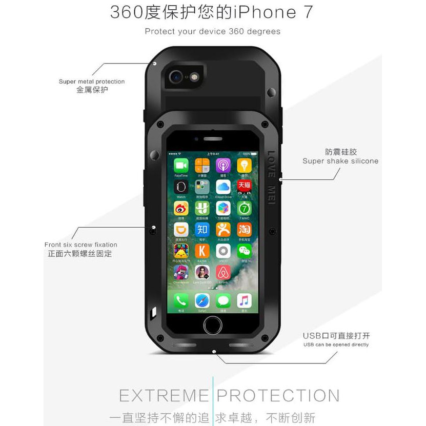 Iphone 7 Case Lovemei Powerful - Izhar.Farida