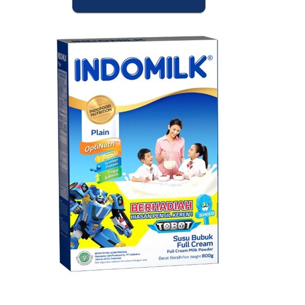 

[KODE BARANG ] Indomilk Full Cream Plain Susu Bubuk Box 800 gr x 2 TERLARIS..!!