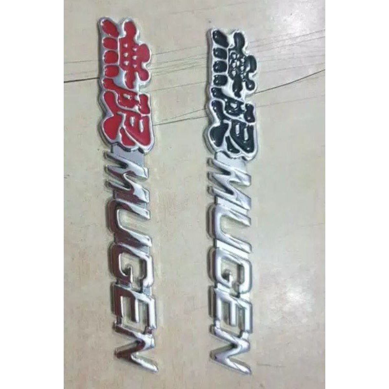 emblem stiker sticker mobil universal mugen tempel plat keras HONDA BRIO JAZZ HRV HR-V BR-V BRV MOBILIO CR-V CRV