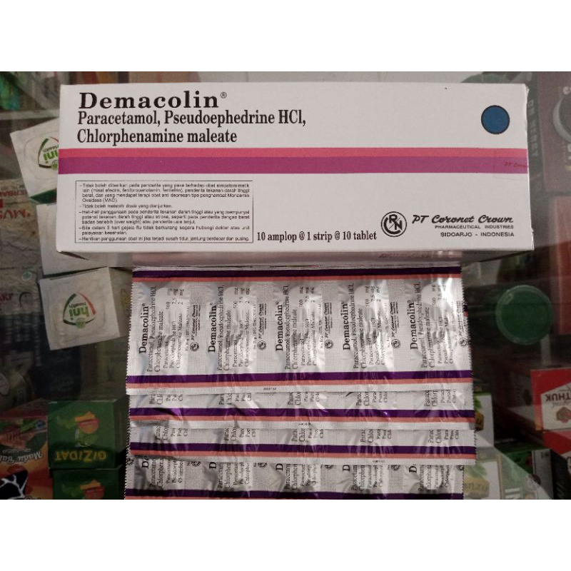 DEMACOLIN TABLET 1 STRIP @10 TABLET - ED 02/2027