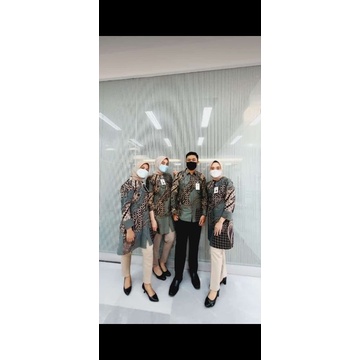 batik kecebadai batik couple bahan katun solo premium full lapisan tricod Aribatik kecebadai-1