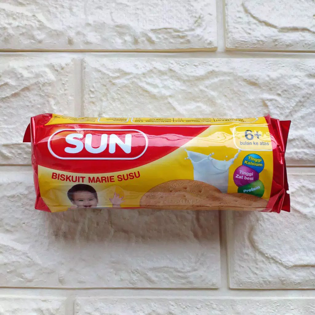 

Sun biskuit marie susu 80gr