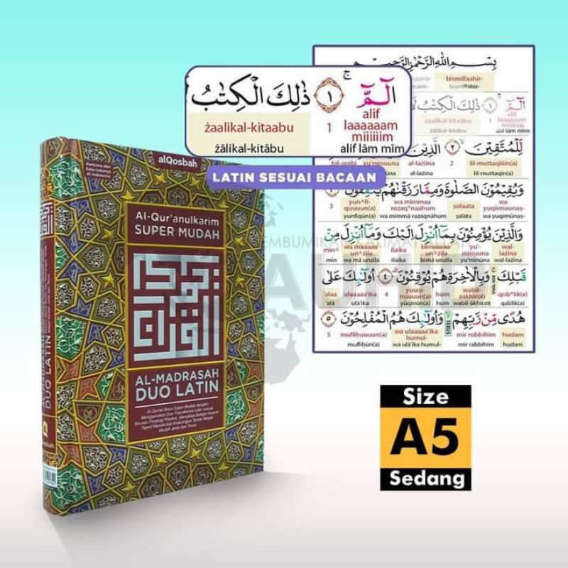 Alquran Duo Latin Terjemah & Tajwid Warna
