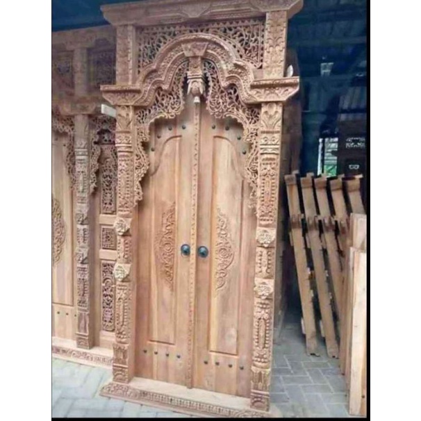 Pintu Gebyok Ukir Gapura 150cm x 250cm