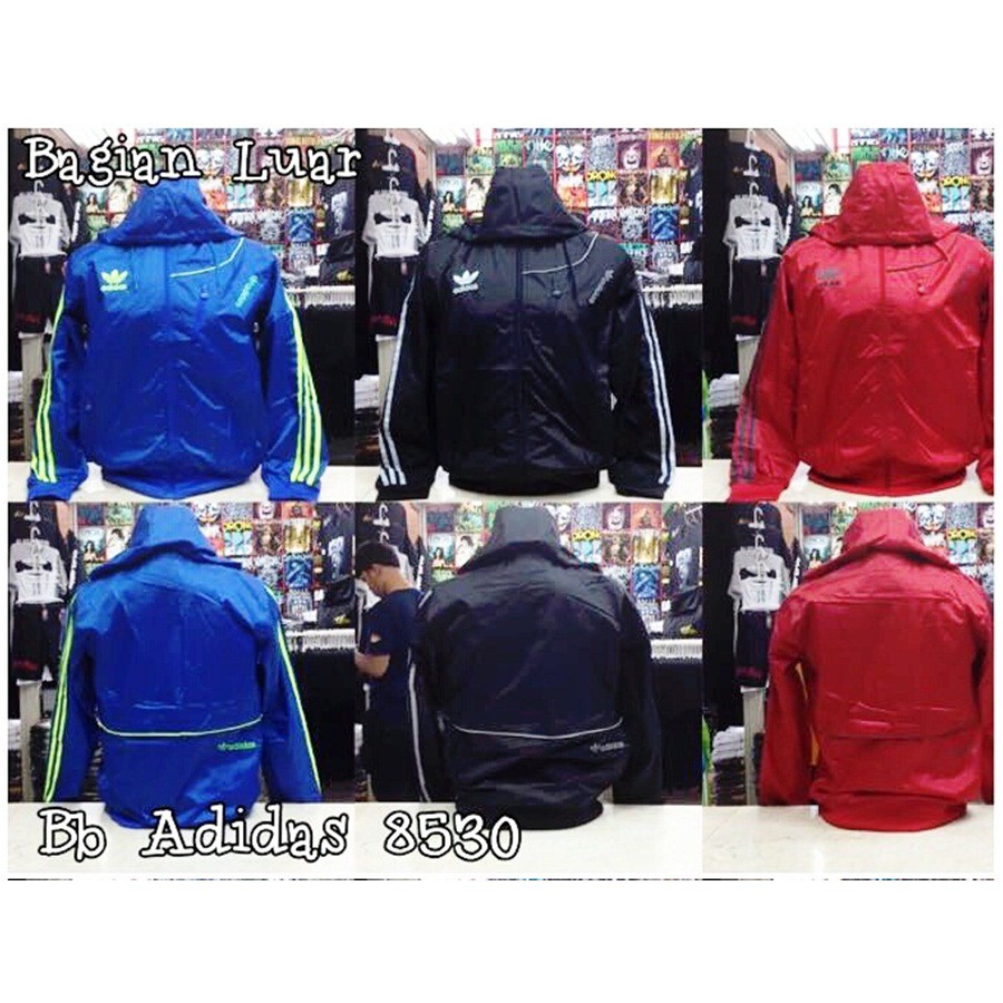 JAKET ADIDAS 8530 GRADE ORIGINAL BOLAK BALIK
