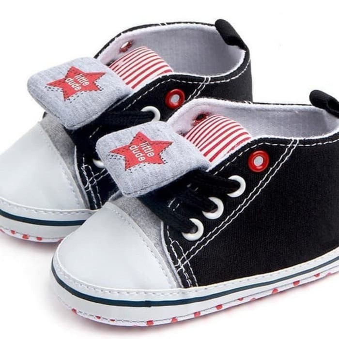 bgt-pw-21 - prewalker sepatu anak bayi little dude bintang