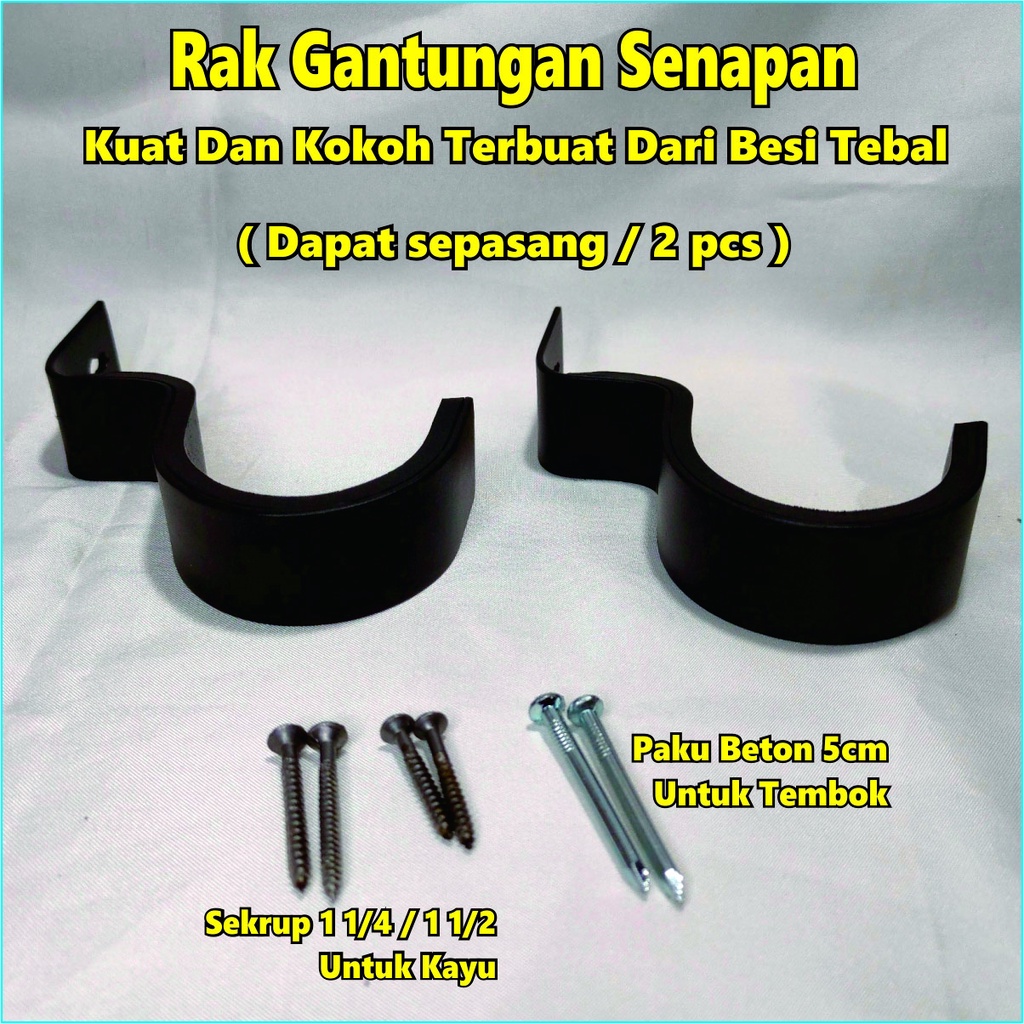 Rak Gantungan Senapan / Stand Display Kokoh Dari Besi Plat