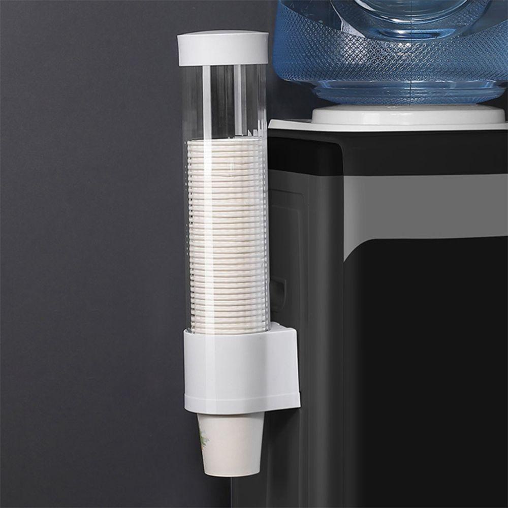 Rebuy Cup Dispenser Untuk Water Dispenser Cone Atau Flat Bottom Cups Dustproof Plastic Automatic Cup Remover