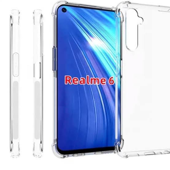 Anticrack Realme 6 6 Pro Silikon SOftcase Case Lembut Lentur Bening Transparan