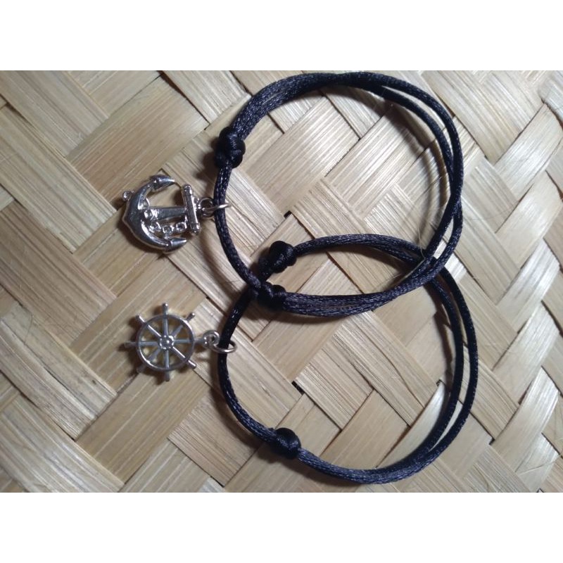 GELANG COUPLE JANGKAR KEMUDI GELANG MURAH