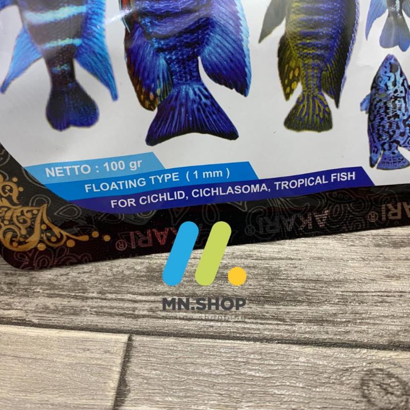 GAL Akari Premium Blue CichlidTropical 100Gram. Pelet Cichlid
