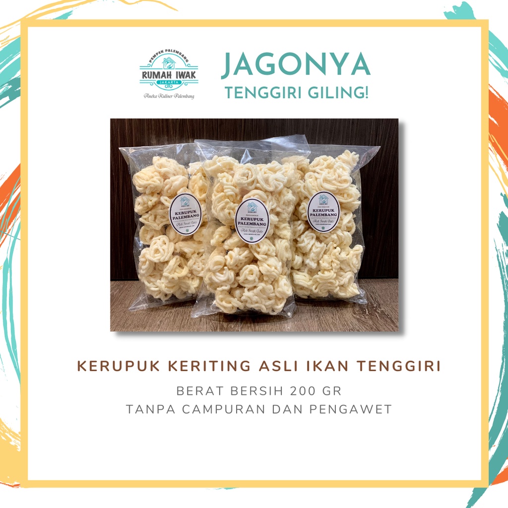 

Kerupuk Keriting Ikan Tenggiri Palembang 200 gr