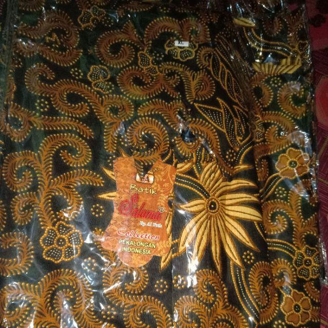 Kemeja Batik Lengan Pendek Motif Kenongo M L Xl Xxl